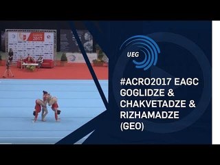 Women's group Georgia - 2017 Acro Europeans, junior all-around final