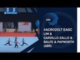 Men's group Great Britain - 2017 Acro Europeans junior all-around final, out of competition