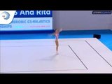 Ana Rita Gomes (POR) - 2017 Aerobics Europeans, junior individual women