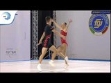 Marian BROTEI & Steliana STOENESCU (ROU) - 2017 Aerobics Europeans, mixed pairs final