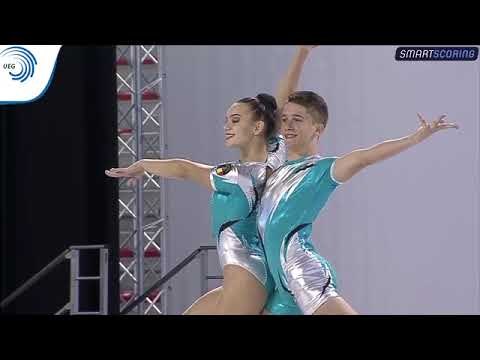REPLAY: 2017 Aerobics Europeans - Junior FINAL Mixed Pairs, plus medal ceremony