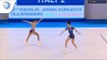 Michela CASTOLDI & Davide DONATI (ITA) - 2017 Aerobics Europeans, mixed pairs final