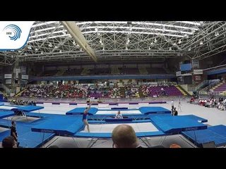 Iana LEBEDEVA (RUS) - 2016 Trampoline junior Europeans, final