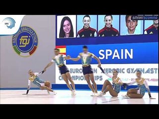 Spain - 2017 Aerobics Europeans, group final