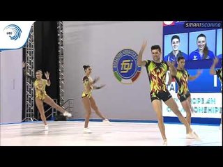 Italy - 2017 Aerobics Europeans, group final
