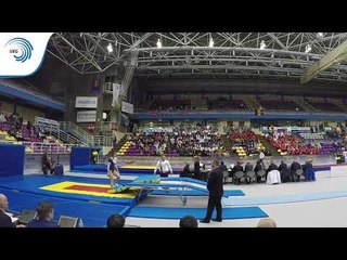 Giuzel ELDAROVA (RUS) - 2016 Double Mini-Trampoline junior Europeans, final