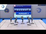 Hungary - 2017 Aerobics European silver medallists, Aero Step