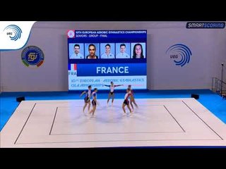 France - 2017 Aerobics Europeans, group final