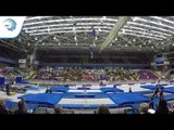 Ilya GRISHUNIN & Oleg PIUNOV (AZE) - 2016 Trampoline Synchro Europeans, final