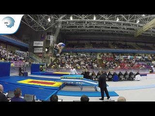 Jasper DALLARD (GBR) - 2016 Double Mini-Trampoline junior Europeans, final
