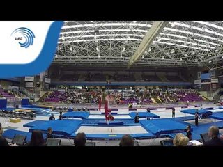 Kristoffer KLINGENBJERG & Carl JERNOV (DEN) - 2016 Trampoline Synchro jr Europeans, silver me
