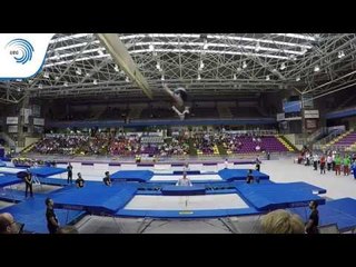 Léa LABROUSSE & Marine JURBERT (FRA) - 2016 Trampoline Synchro European Champions