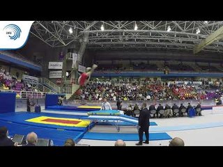 Aleksandr ODINTSOV (RUS) - 2016 Double Mini-Trampoline Europeans, silver medallist