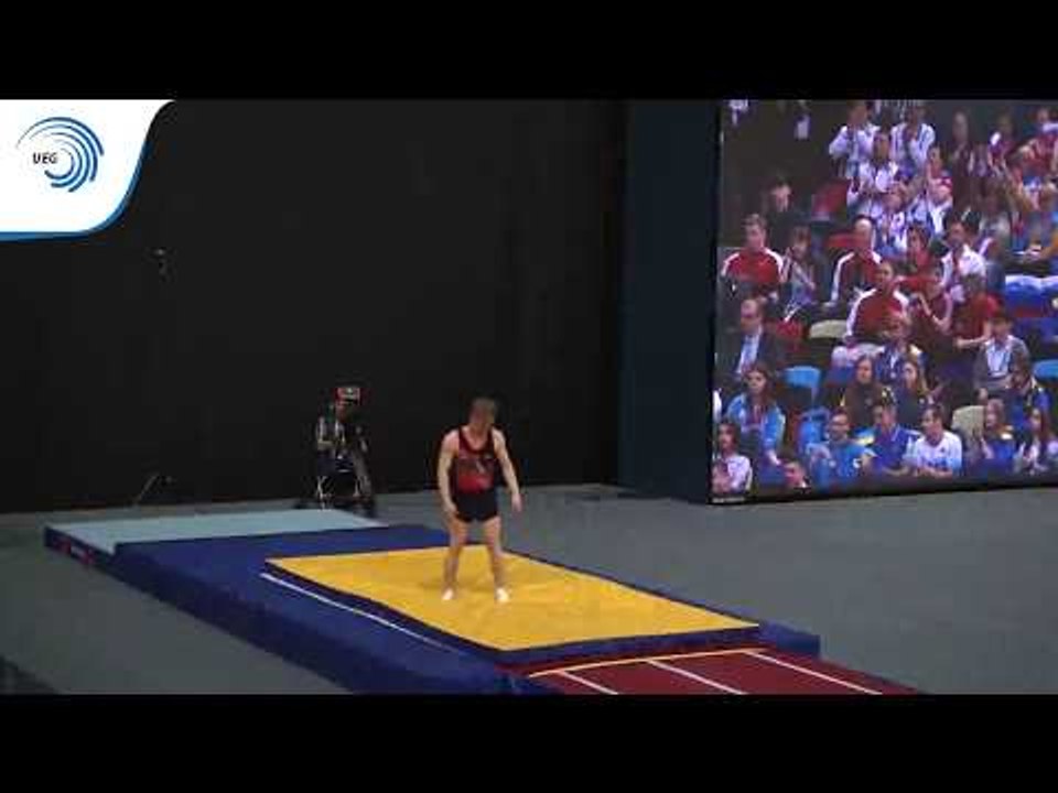 Vadim Afanasyev (RUS) - 2018 Trampoline Europeans,  top qualifier tumbling