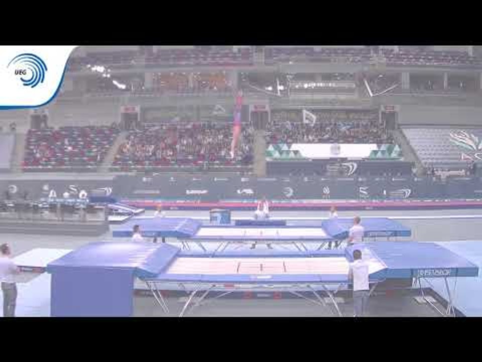 Maria Makharynskaya (BLR) - 2018 Trampoline Europeans top qualifier trampoline