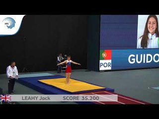 Great Britain - 2018 Tumbling European Champions, men's junior team