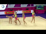 Finland - 2016 Rhythmic Europeans, 3 clubs and 2 hoops final