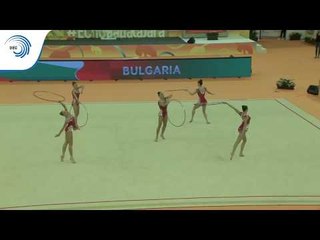 Bulgaria - 2018 Rhythmic Europeans, top qualifier 5 hoops