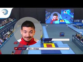 Adam MATTHIESEN (DEN) - 2018 Tumbling Europeans, final