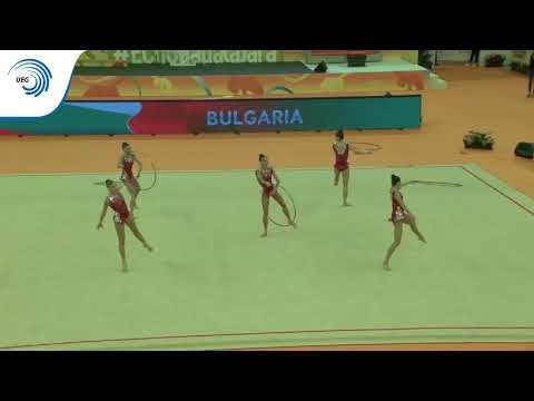 Bulgaria - 2018 Rhythmic European bronze medallists, group all around