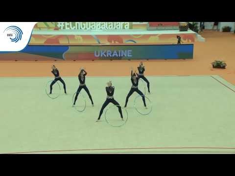 Ukraine - 2018 Rhythmic European silver medallists, 5 hoops