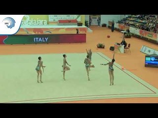 Italy - 2018 Rhythmic European silver medallists, 3 balls and 2 ropes