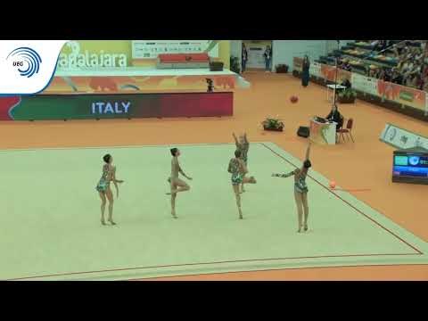 Italy - 2018 Rhythmic European silver medallists, 3 balls and 2 ropes