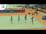Italy - 2018 Rhythmic European silver medallists, 3 balls and 2 ropes