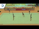 Spain - 2018 Rhythmic Europeans, 3 balls and 2 ropes final