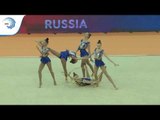 Russia - 2018 Rhythmic European bronze medallists, 5 hoops