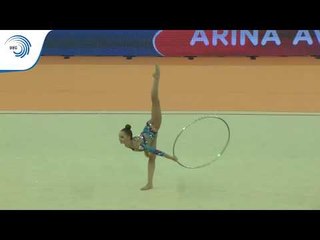 Arina AVERINA (RUS) - 2018 Rhythmic Europeans, all around final hoop