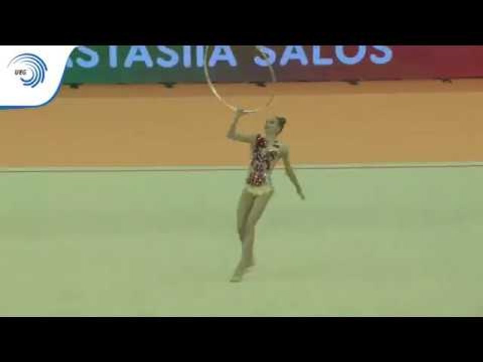 Anastasia SALOS (BLR) - 2018 Rhythmic Europeans, all around final hoop