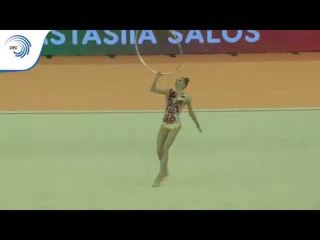 Anastasia SALOS (BLR) - 2018 Rhythmic Europeans, all around final hoop