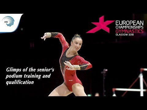 Emotions of the senior women's podium training and qualification at Glasgow 2018