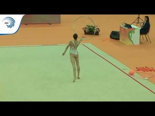 Polina BEREZINA (ESP) - 2018 Rhythmic Europeans, all around final hoop