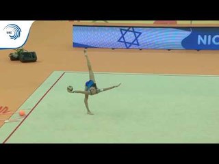 Nicol ZELIKMAN (ISR) - 2018 Rhythmic Europeans, all around final ball