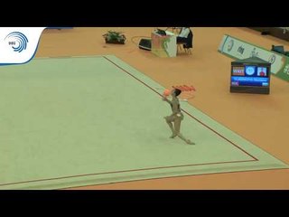 Zohra AGHAMIROVA (AZE) - 2018 Rhythmic Europeans, all around final hoop