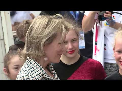 EUROGYM 2018 - Highlights day 2 of Workshops and City performances, visit of the Queen