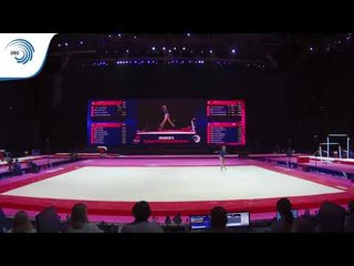 Thea Mille NYGAARD (NOR) - 2018 Artistic Europeans, qualification floor