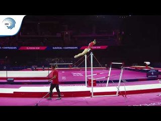 Axelle KLINCKAERT (BEL) - 2018 Artistic Europeans, qualification bars