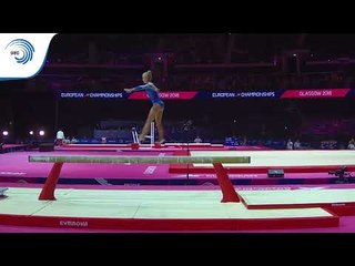 Maija LEINONEN (FIN) - 2018 Artistic European, qualification beam