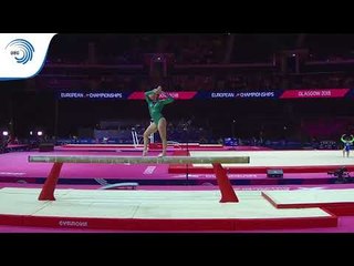 Meaghan SMITH (IRL) - 2018 Artistic Europeans, qualification beam