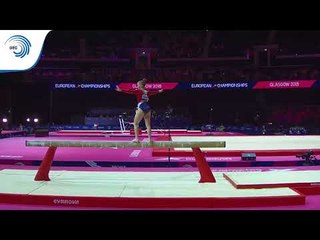 Dominika PONIZILOVA (CZE) - 2018 Artistic Europeans, qualification beam