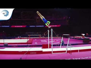 Lucija HRIBAR (SLO) - 2018 Artistic Europeans, qualification bars