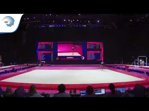 Sara PETER (HUN) - 2018 Artistic Gymnastics Europeans, qualification floor