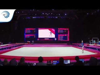 Jessica CASTLES (SWE) - 2018 Artistic Europeans, qualification floor