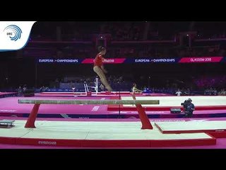 Helena BONILLA (ESP) - 2018 Artistic Gymnastics Europeans, qualification beam