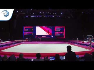 Victoria KAJOE (DEN) - 2018 Artistic Gymnastics Europeans, qualification floor