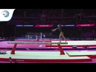 Martina BASILE (ITA) - 2018 Artistic Gymnastics Europeans, qualification beam