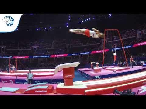 Ivan TIKHONOV (AZE) - 2018 Artistic Gymnastics Europeans, qualification vault